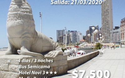 PAQUETES TURÍSTICOS DE MARZO a MAYO 2020