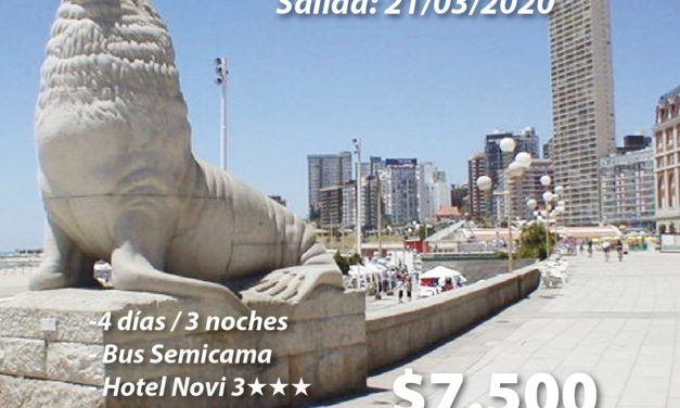 PAQUETES TURÍSTICOS DE MARZO a MAYO 2020