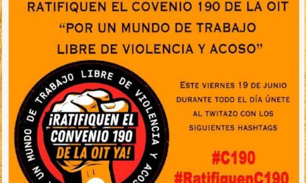 Ratifiquen el convenio 190