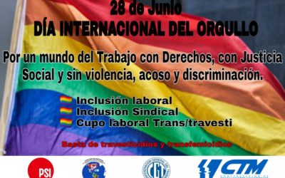 28 DE JUNIO: DIA DEL ORGULLO LGBTIQ.