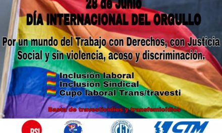 28 DE JUNIO: DIA DEL ORGULLO LGBTIQ.