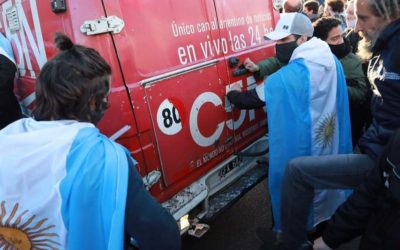 AGRESIONES A PERIODISTAS DE C5N