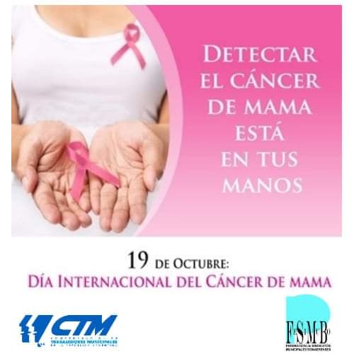 19 de Octubre – Día Internacional de Lucha contra el Cáncer de Mama.