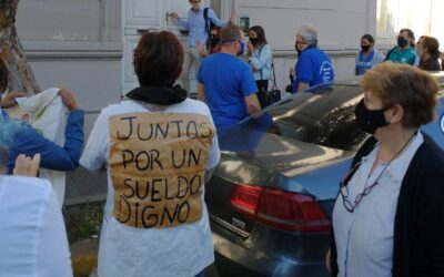 Imágenes del conflicto en Junín (B.A.).