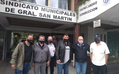 Trabajadores Municipales de San Martín firmaron Convenio Colectivo de Trabajo