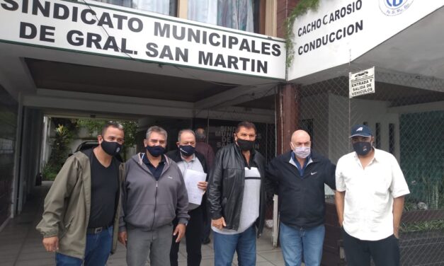 Trabajadores Municipales de San Martín firmaron Convenio Colectivo de Trabajo