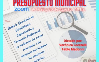 CURSO de CAPACITACIÓN SOBRE PRESUPUESTO MUNICIPAL