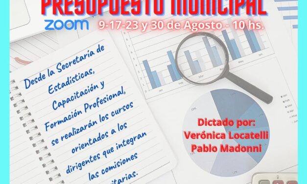CURSO de CAPACITACIÓN SOBRE PRESUPUESTO MUNICIPAL