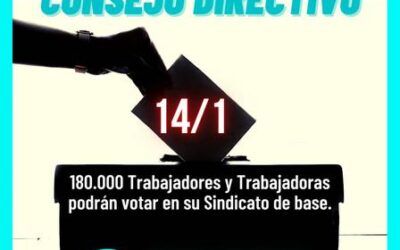 EN EL GREMIO DE LOS MUNICIPALES DEL DISTRITO HABRÁ ELECCIONES DE FESIMUBO