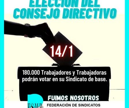 EN EL GREMIO DE LOS MUNICIPALES DEL DISTRITO HABRÁ ELECCIONES DE FESIMUBO