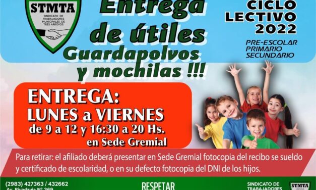 MUNICIPALES de TRES ARROYOS (B.A.) – STMTA –