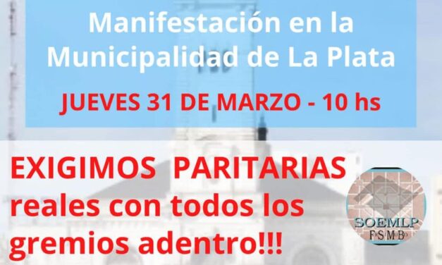 MUNICIPALES de LA PLATA – SOEMLP –