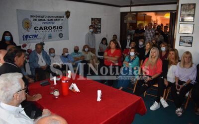 Reasumió en su sindicato: Carosio pide un 60 por ciento de aumento para los municipales de San Martín