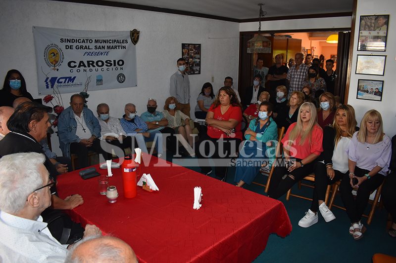 Reasumió en su sindicato: Carosio pide un 60 por ciento de aumento para los municipales de San Martín