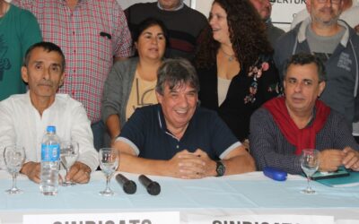 Ruben “Cholo” García presidió en Tornquist una reunión regional de Sindicatos Municipales