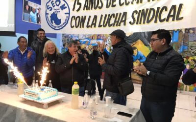 Festejamos los primeros 75 años de luchas del SEOM JUJUY!!!.