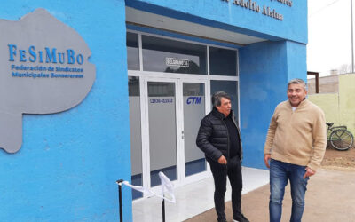 Con la visita del titular de FeSiMuBo Rubén García, quedó inaugurada para su funcionamiento la sede de la ASTMAA