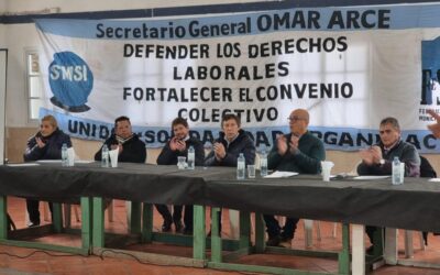 Omar Arce asumió como secretario general del sindicato de municipales de San Isidro