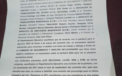 La reunión entre municipales y Ejecutivo pasó a un cuarto intermedio