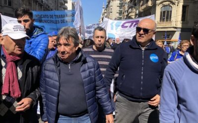 García destacó la “histórica” marcha de Fesimubo y alertó que municipales cobran “sueldos de indigencia”
