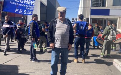 Jubilados municipales de Echeverría dijeron “presente” en la movilización del STMEE