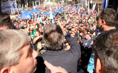 Video. Una multitudinaria marcha de los municipales en CABA generó reacción en Provincia