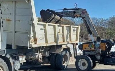 La sudestada tapó la costanera de El Cóndor y los municipales trabajaron a “full”