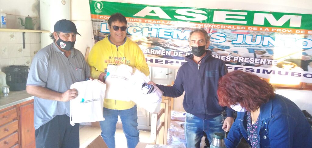 NORMALIZADORES DE FESIMUBO ENTREGARON GUARDAPOLVOS, ÚTILES, Y REALIZARON UNA ASAMBLEA CON TRABAJADORES MUNICIPALES