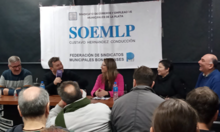 La Federación de Sindicatos Municipales Bonaerenses realizó una jornada de debate sobre cambio climático en La Plata