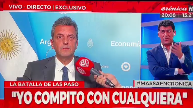 Hoy en Crónica TV.
