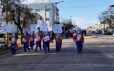 Olavarría: municipales parodiaron al intendente y sus funcionarios disfrazados de payasos
