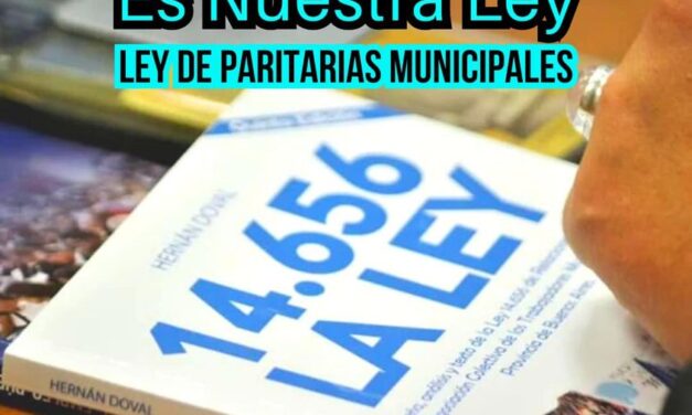 LEY DE PARITARIAS MUNICIPALES