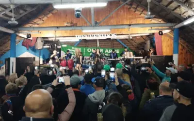 Los municipales de San Isidro celebraron su día con un masivo festejo en El Lazo