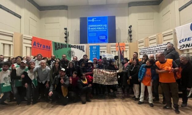 Acto en defensa de Radio Nacional y sus trabajadores: “Es el medio más federal”