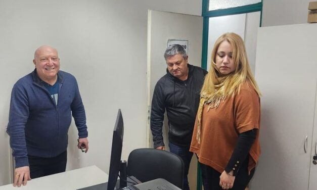 DELEGACION del I.P.S. en la sede del SINDICATO de TRABAJADORES MUNICIPALES de ITUZAINGÓ (B.A.)