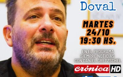 HERNÁN DOVAL EN CRÓNICA TV