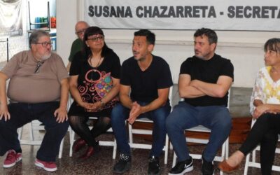 Julián Álvarez en un acto con Chazarreta: “Para que la Municipalidad funcione necesitamos de los trabajadores”