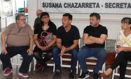 Julián Álvarez en un acto con Chazarreta: “Para que la Municipalidad funcione necesitamos de los trabajadores”