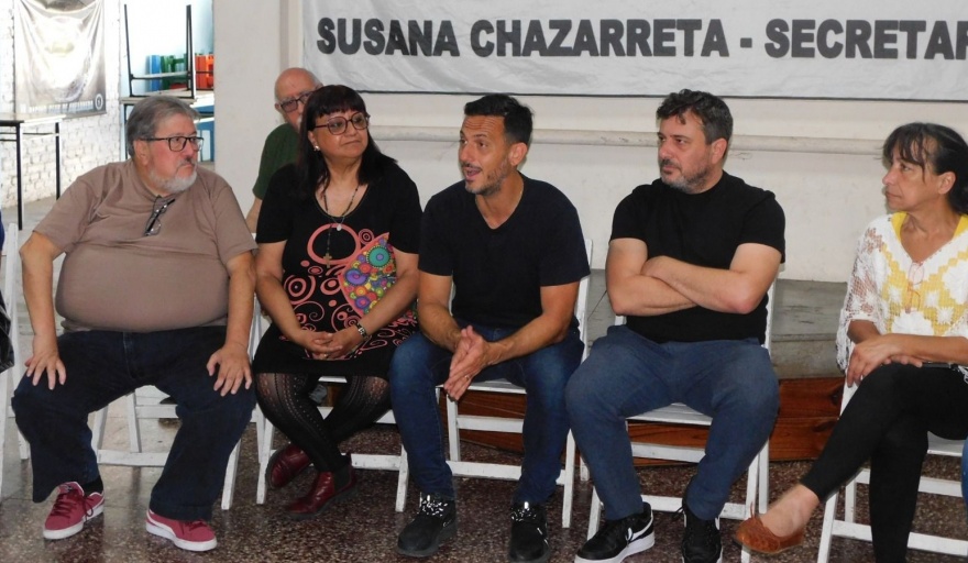 Julián Álvarez en un acto con Chazarreta: “Para que la Municipalidad funcione necesitamos de los trabajadores”