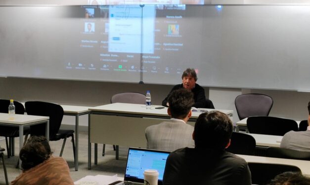 El Secretario General de la Fe.Si.Mu.Bo., Ruben “Cholo” García, disertó en la Pontificia Universidad Católica Argentina (U.C.A.).