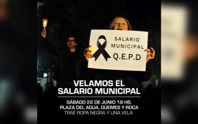 El Cholo García anunció que realizarán “un velorio” para reclamar porque: “Murió el salario del trabajador municipal”