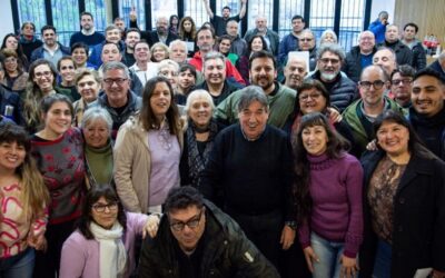 Ruben “Cholo” García y Emmanuel Santalla se reunieron con representantes municipales junto a la Presidenta del IPS