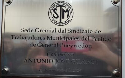 14-09-24 Sede Sindical «ANTONIO JOSÉ GILARDI».