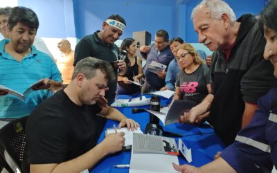 Compartimos imágenes de la PRESENTACIÓN del libro MATERIA PENDIENTE de Hernán Doval en la sede del SEOM JUJUY