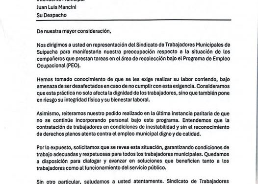 MUNICIPALES de SUIPACHA (B.A.) – STMS –