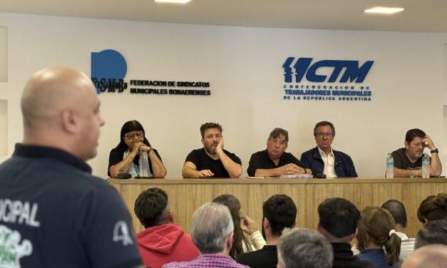 Se completará el trasvasamiento generacional y Hernán Doval quedará al frente de la Federación de Sindicatos Municipales Bonaerenses