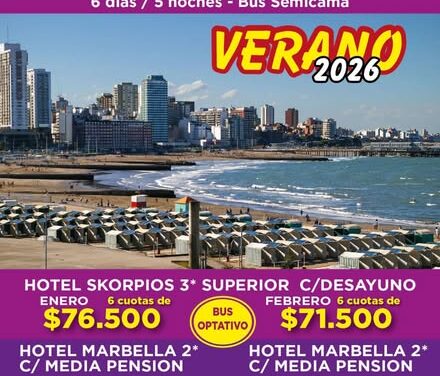 TEMPORADA “VERANO 2025  – 2026”.