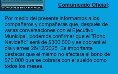 MUNICIPALES de LA MATANZA (B.A.) – STMLM –