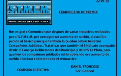 MUNICIPALES de LA MATANZA (B.A.) – STMLM –