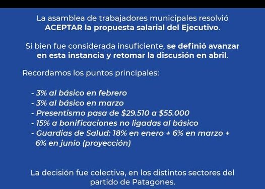 MUNICIPALES de PATAGONES (B.A.) – ASEM –